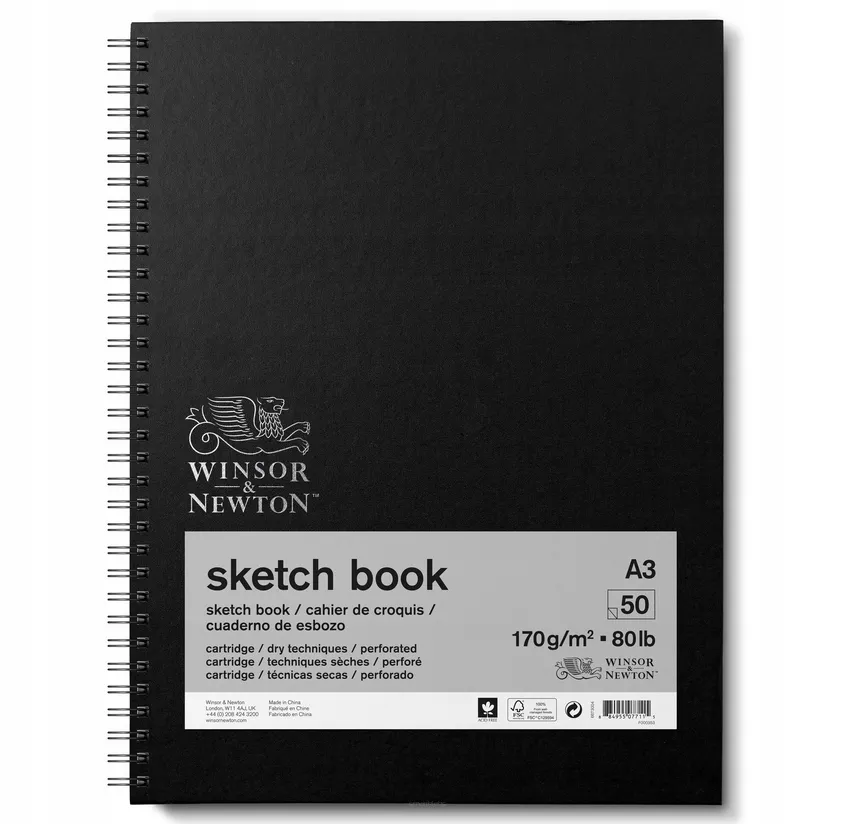 Szkicownik Windsor&Newton A3 170g/m2 Spirala smartkleks.pl