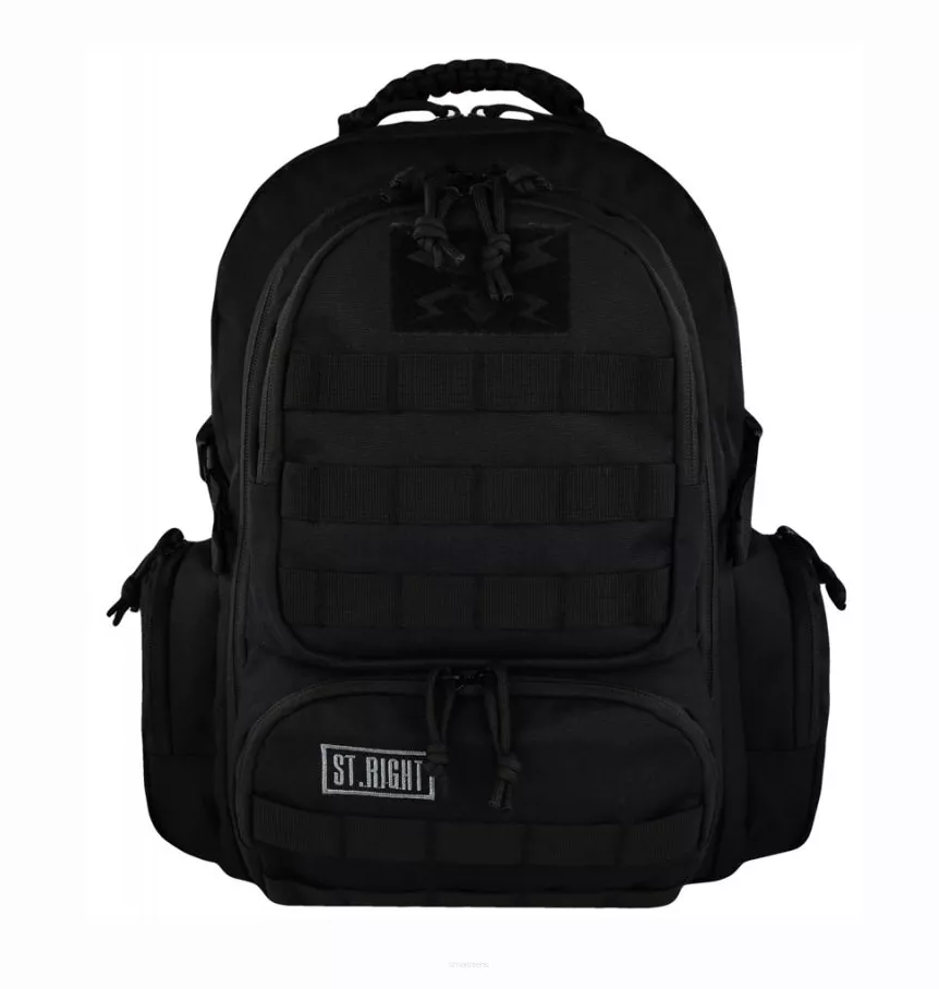 Plecak Młodzieżowy St.Right Military Black BP-36 30l