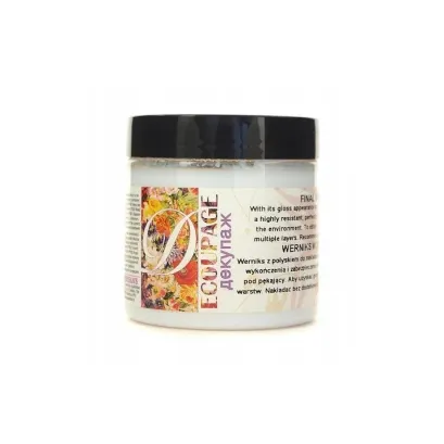 WERNIKS KOŃCOWY Z POŁYSKIEM DO DECOUPAGE 110ML