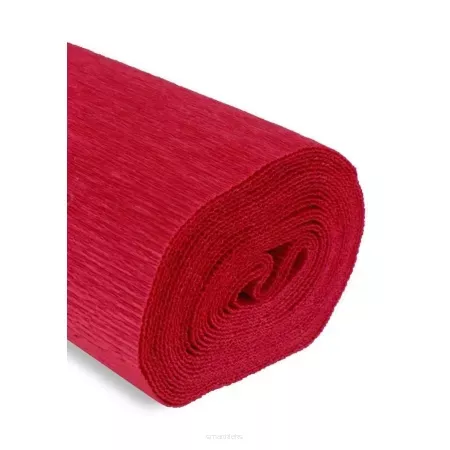 Krepina 50x250cm 180g malinowa czerwona