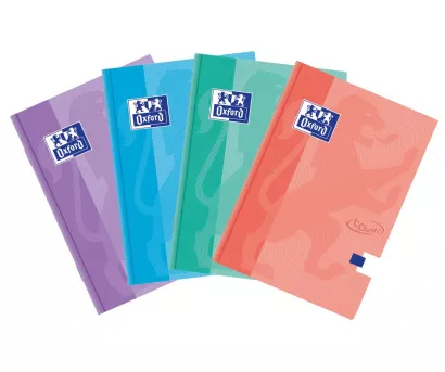 Oxford Brulion A5 Touch Pastel 96k. Szeroka Linia