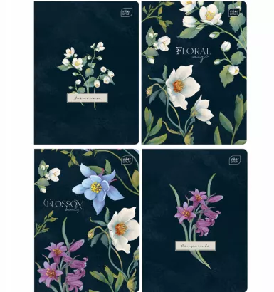 Zeszyt 60k. Kratka A5 Interdruk Hybrid Fiori