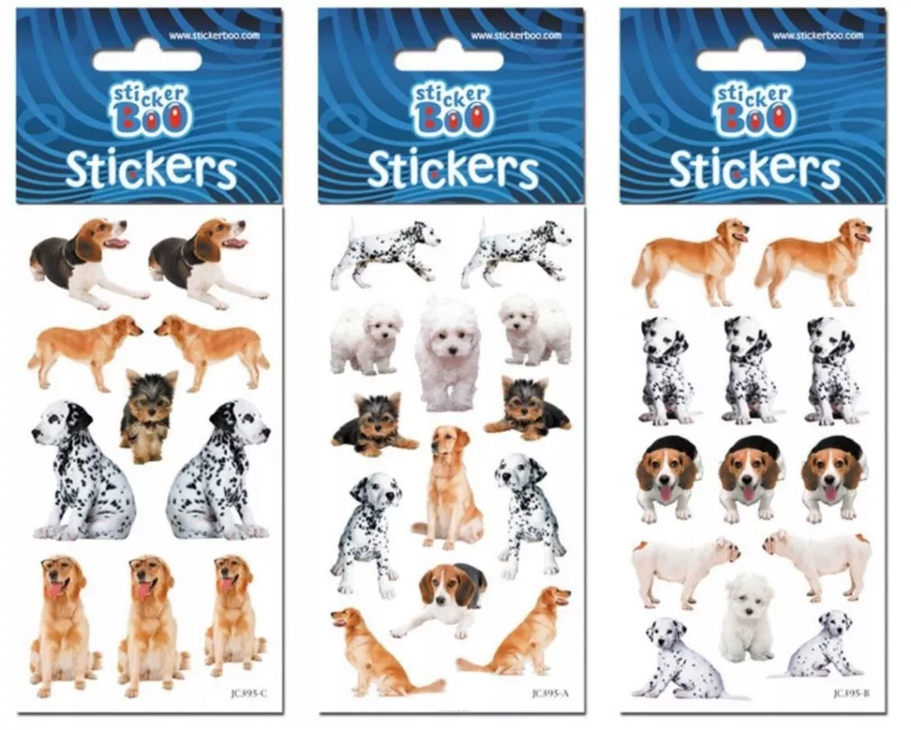 Naklejki Pieski Miks Wzorów 225025