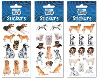 Naklejki Pieski Miks Wzorów 225025