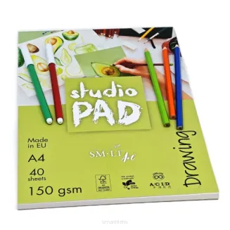 SMLTArt Studio Pad DRAWING A4 150gsm 40 arkuszy
