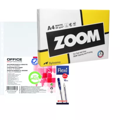 ZESTAW BIUROWY - Koszulki + długopisy + ksero