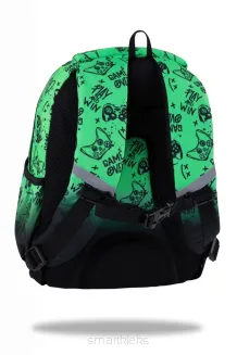 Coolpack, Plecak szkolny Jerry - Game Over Gradient Green