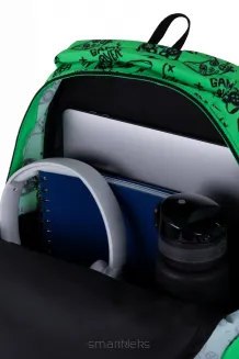 Coolpack, Plecak szkolny Jerry - Game Over Gradient Green