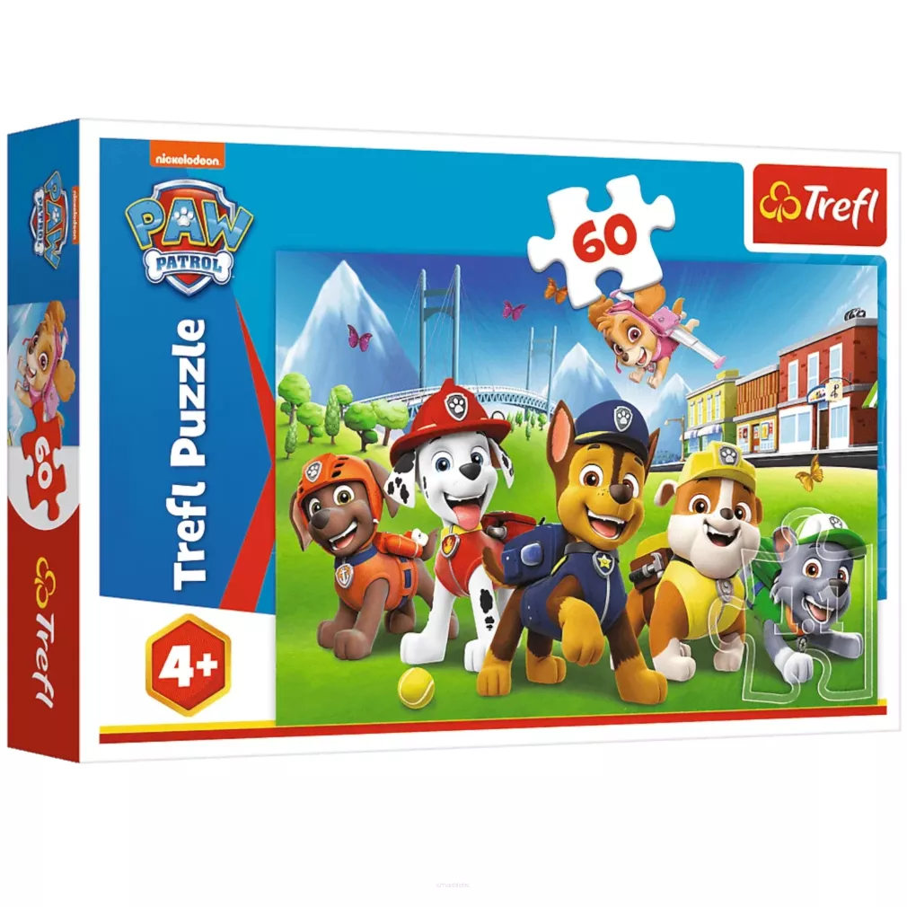 Puzzle Trefl 60 Elementów Psi Patrol na Polanie  SmartKleks.pl