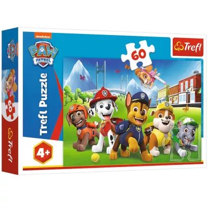 Puzzle Trefl 60 Elementów Psi Patrol na Polanie  SmartKleks.pl
