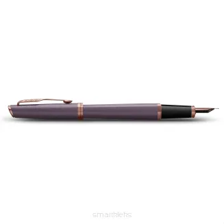 Parker Meridian Pióro wieczne Fioletowy lakier z różowymi złotymi wykończeniami Średnia końcówka  2247763