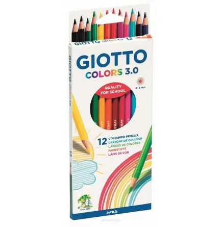 Kredki Ołówkowe Giotto Colors 3.0 12 kolorów