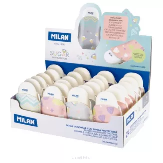 Gumka Do Ścierania Milan W Kolorowym  Etui