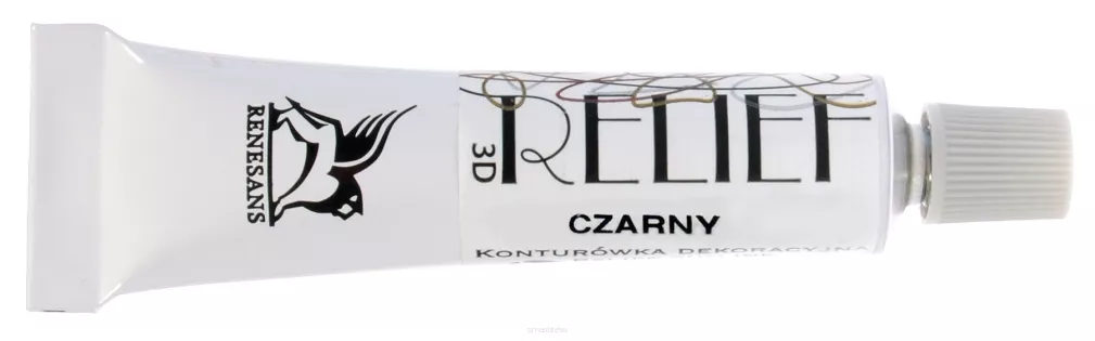 Konturówka relief Deco  Renesans Czarny 20 ml
