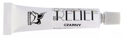 Konturówka relief Deco  Renesans Czarny 20 ml
