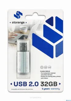 Pendrive USB 2.0 32GB Czarny Storange  SmartKleks.pl