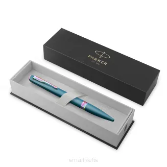Parker Meridian Długopis Lakier turkusowy z tęczowymi lamówkami