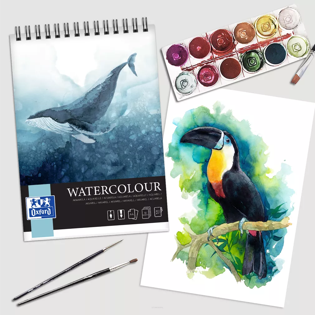 Blok Artystyczny Oxford Watercolour A4 smartkleks.pl