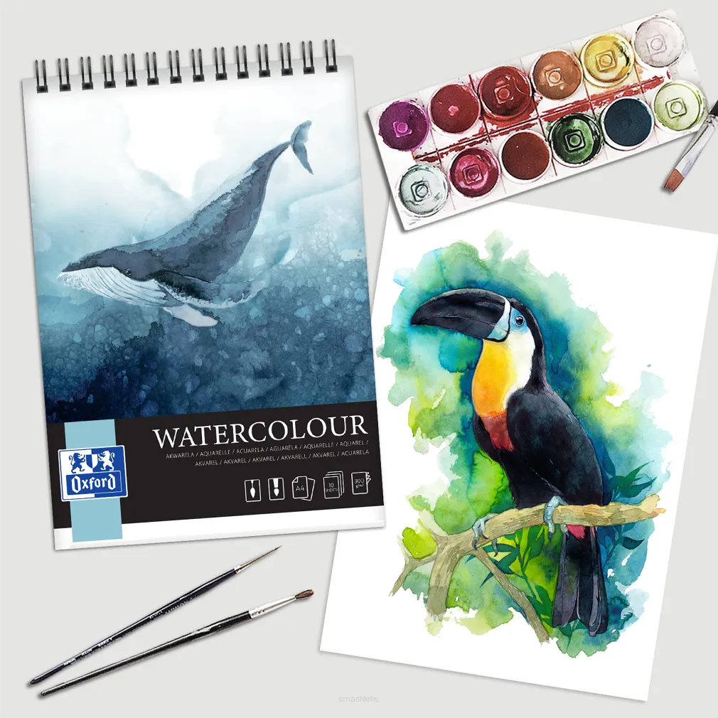 Blok Artystyczny Oxford Watercolour A4 smartkleks.pl