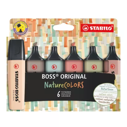 Zakreślacze Stabilo Boss Original Nature Colors 6szt.