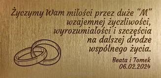 Złota Tabliczka Grawerowana Z Pudełkiem Prezentowym Parker Prestige - 2