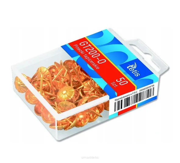 Pinezki Tapicerskie Złote GT200-O 50szt. Tetis
