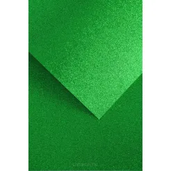 Karton Ozdobny Brokatowy Zielony Galeria Papieru 1 Arkusz