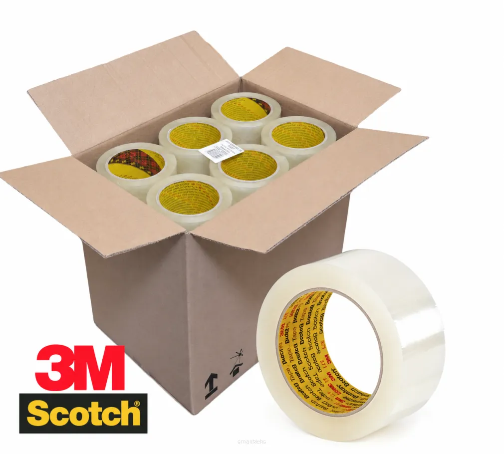 Taśma Pakowa SCOTCH 371 karton 36 rolek 50mm x 66m bezbarwna transparentna