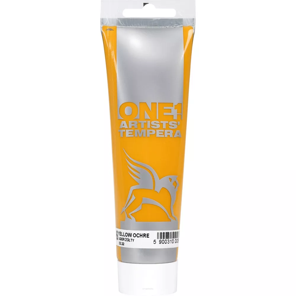 Farba Tempera One Renesans 100ml 6 Ugier Żółty