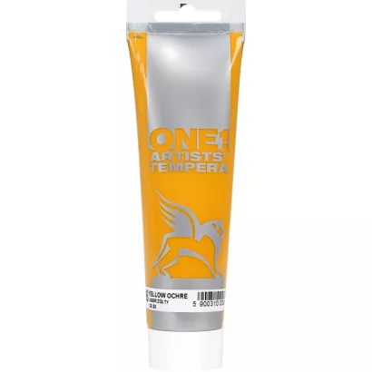 Farba Tempera One Renesans 100ml 6 Ugier Żółty