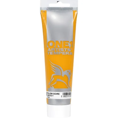 Farba Tempera One Renesans 100ml 6 Ugier Żółty