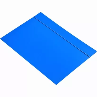 TECZKA Z GUMKĄ LAKIER.NIEBIESKA