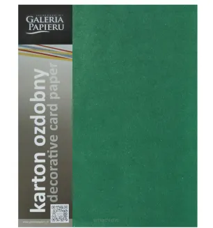 Karton Ozdobny Mika Metalic Zielony A4 Galeria Papieru smartkleks.pl