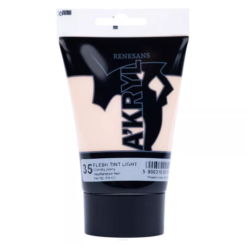 Farba Akrylowa Renesans 100ml 35 Cielisty jasny