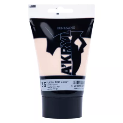 Farba Akrylowa Renesans 100ml 35 Cielisty jasny
