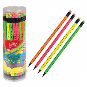Ołówek z Gumką EASY Fluo 