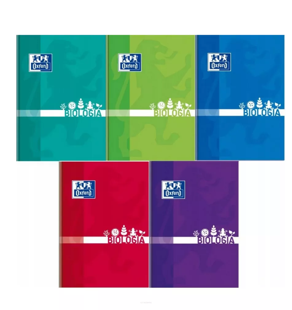 Oxford Brulion Zeszyt Tematyczny Biologia A5 90g/m2