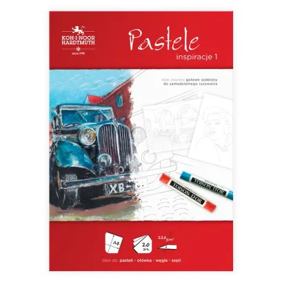 BLOK INSPIRACJE 1 PASTELE A4 220G