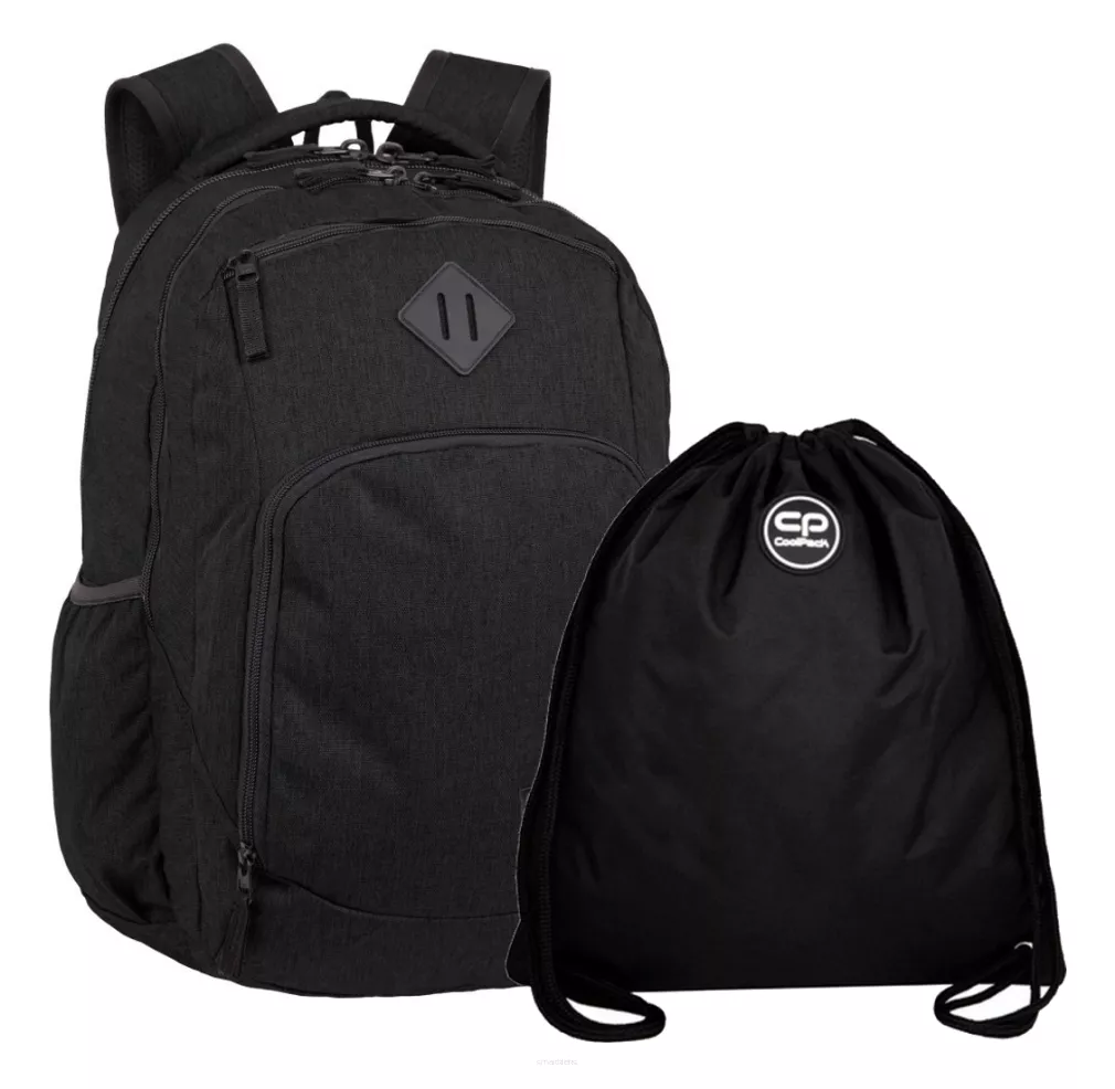 Zestaw Coolpack Black Break Plecak + Worek