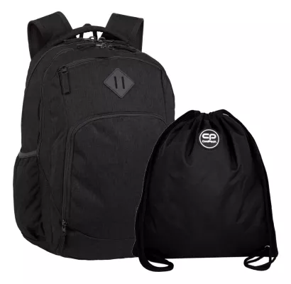 Zestaw Coolpack Black Break Plecak + Worek