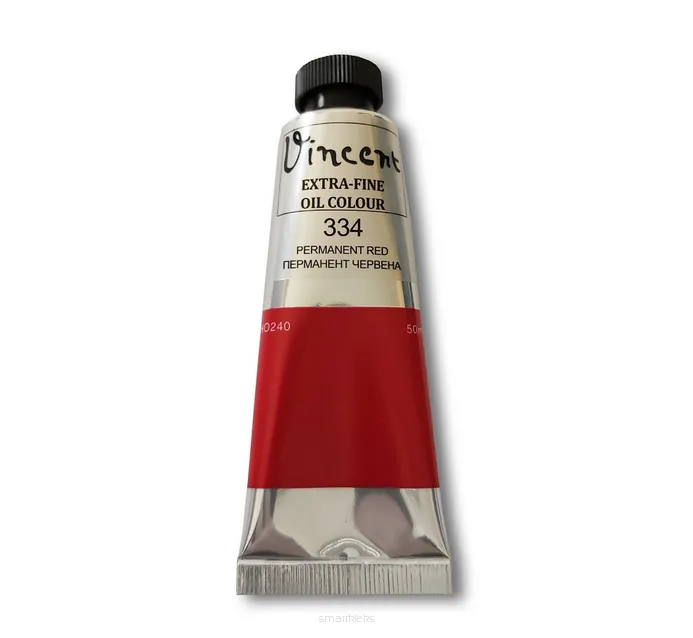 Farba Olejna Vincent 334 Permanent Red 50ml. smartkleks.pl