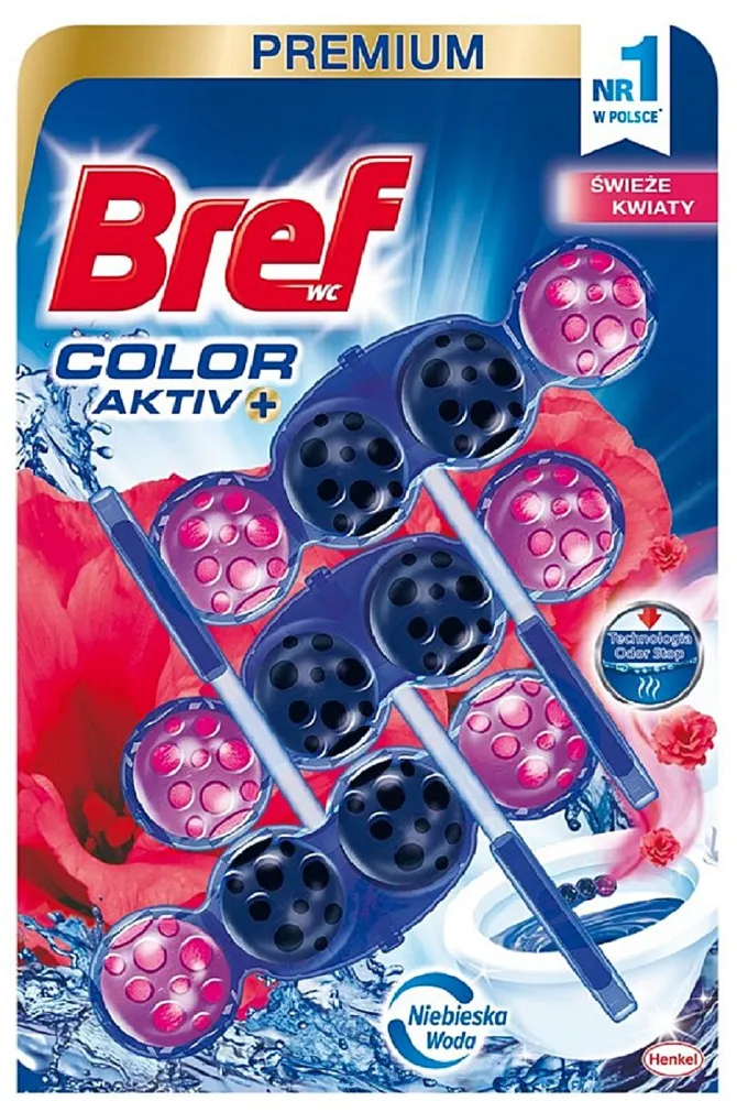 ZAWIESZKA DO TOALET, BREF, COLOR ACTIV