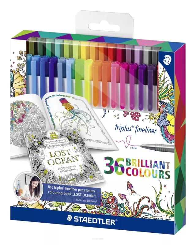 Cienkopisy Staedtler triplus 36 kolorów