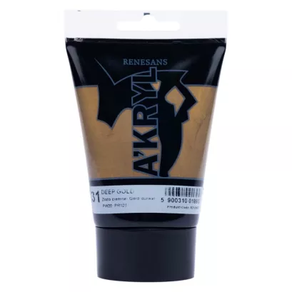 Farba Akrylowa Renesans 100ml 31 Złoto Ciemne