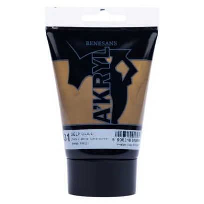 Farba Akrylowa Renesans 100ml 31 Złoto Ciemne