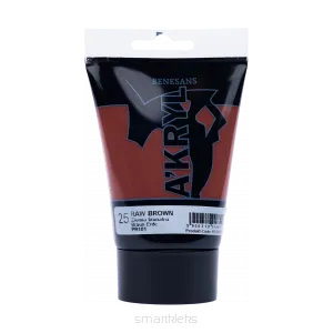 Farba Akrylowa Renesans 100ml 25 Brunatna Ziemia  SmartKleks.pl