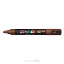 Pisak Posca PC-5M Brązowy  Smartkleks.pl