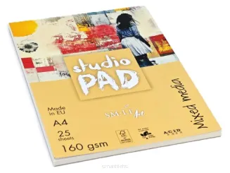 SMLTArt Studio Pad MIX MEDIA A4 160gsm 25 arkuszy