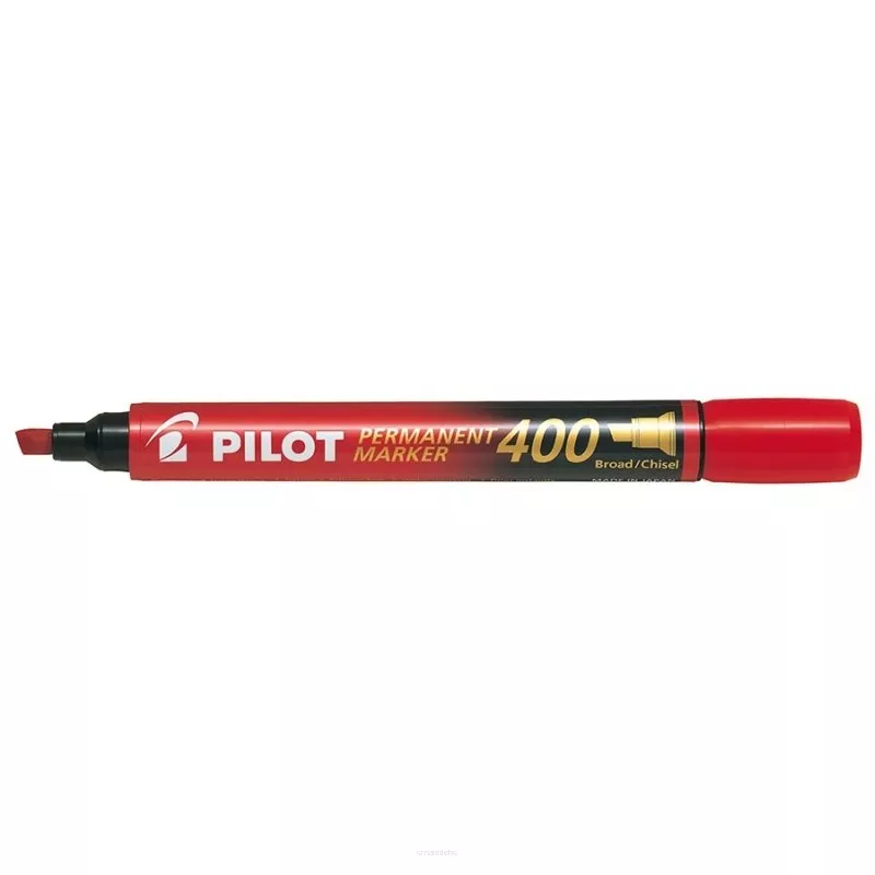 Marker permanentny ścięty Pilot SCA-400-B Czerwony