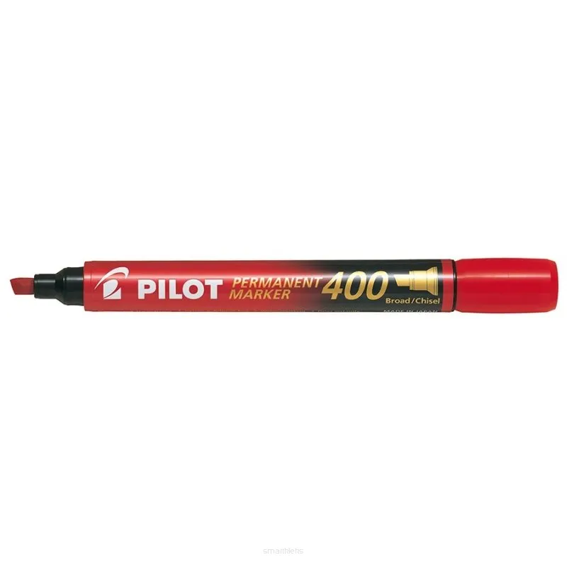 Marker permanentny ścięty Pilot SCA-400-B Czerwony